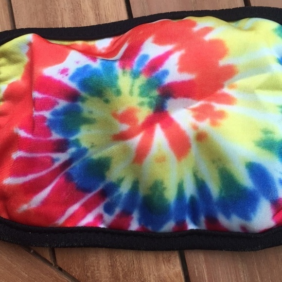 Tie Dye Rainbow Face Mask - Picture 4 of 4